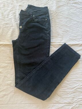 Cabi Button-Fly Skinny Corduroy Jeans #4236 Sapphire Blue Stretch Pants [4]